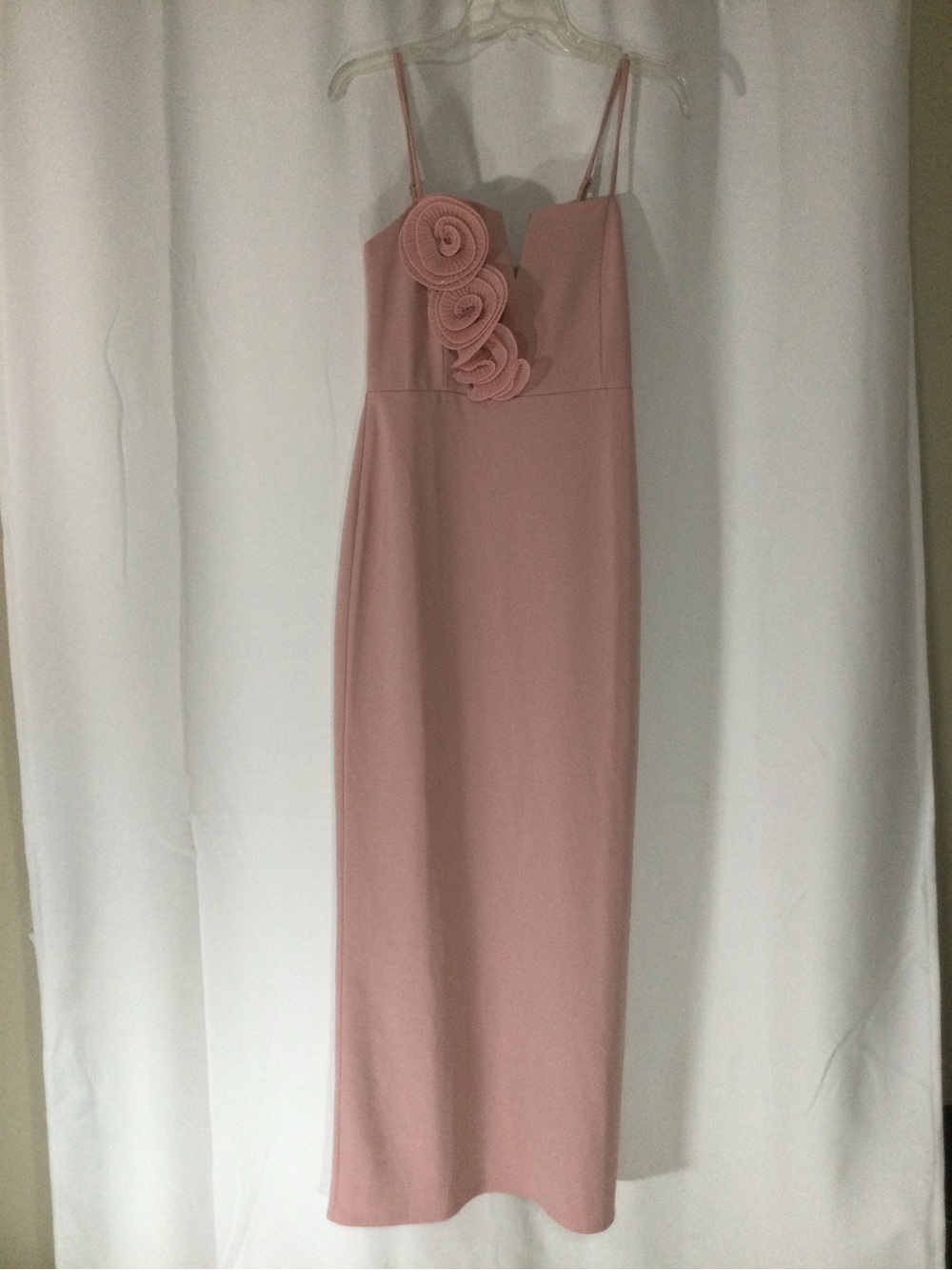 Quiz Blush Pink Strappy Occasionwear Dress